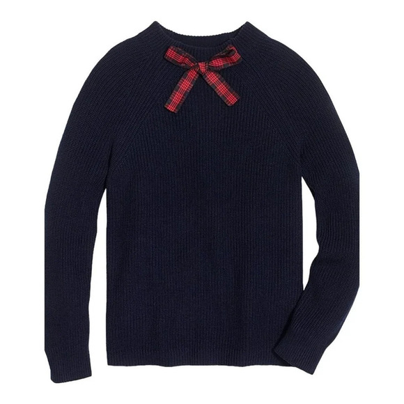 J crew Tartan bow-neck sweater - Picture 1 of 6